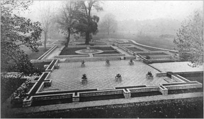 Old photo of friary after restoration