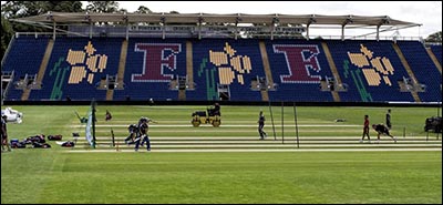 Photo of Sophia Gardens cricket pitch