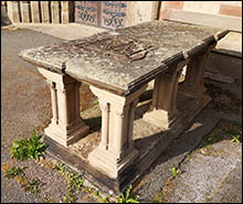Photo of grave of Isaac Barrow