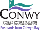 CCBC logo for Post cards from colwyn bay tour