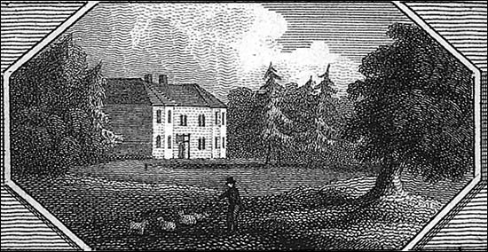Drawing of Abergwili bishop's palace c.1820