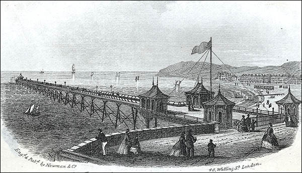 Drawing of the new pier c.1865