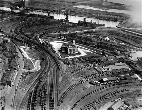 Photo of Barry Docks in 1929