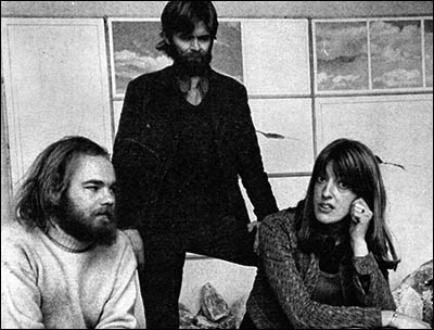 Photo of Chapter Arts Centre founders Christine Kinsey, Bryan Jones and Mik Flood