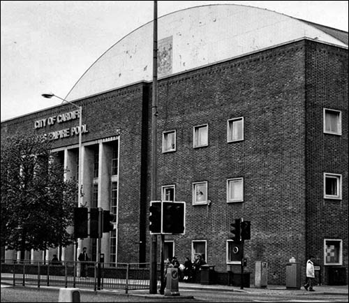 Photo of frontage of the Empire Pool