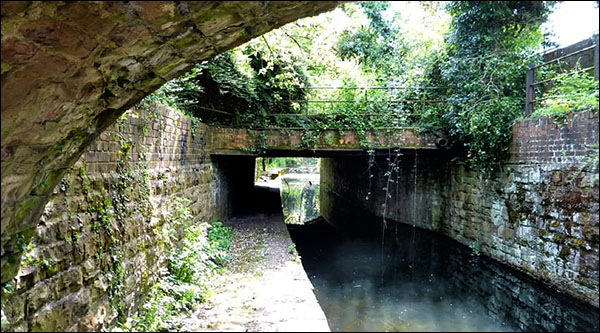 Photo of disused railway bridge near Cwmbran Retail Park