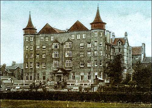 Old photo of rear of Metropole Hotel Llandrindod Wells