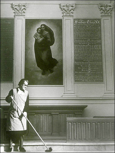 Photo of Mabel Wulff in Hamburg's Anglican church