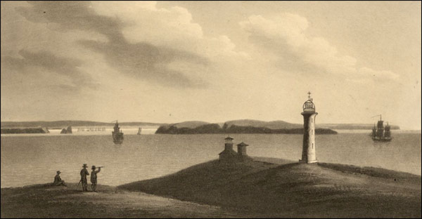 Old drawing of St Ann's Head Old drawing of St Ann's Head