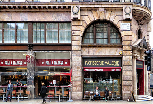 Photo of Aberdaron jasper on building in Piccadilly, London