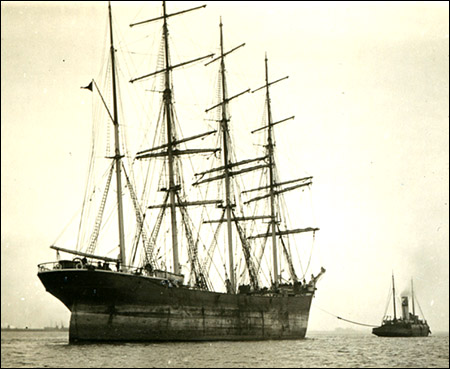 Photo of the iron barque Afon Alaw Photo of the iron barque Afon Alaw