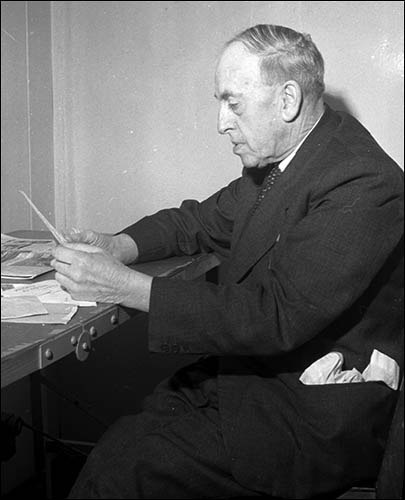 Portrait of the bard Meuryn in 1962