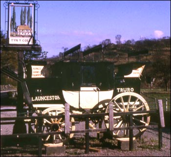 Photo of coach at Capel Curig 1967