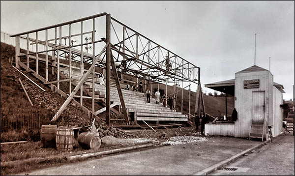 Photo of Arcadia theatre under construction