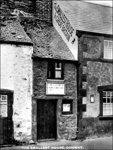 Old photo of Britain's Smallest House