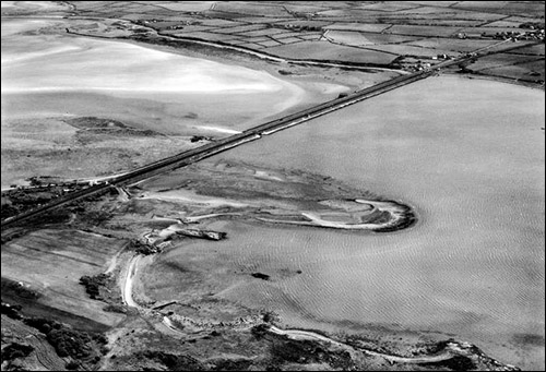 Aerial photo of Stanley Embankment in 1953