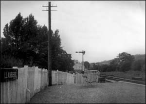 Photo of old Llanberis station