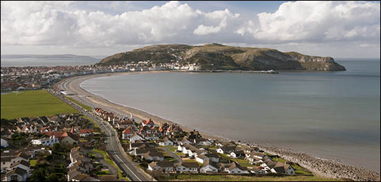 Current view of Great Orme Llandudno