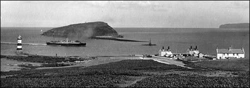 Old photo of Trwyn Du