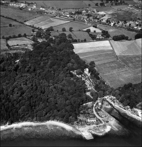 Aerial view of Pwllfanogl in 1947