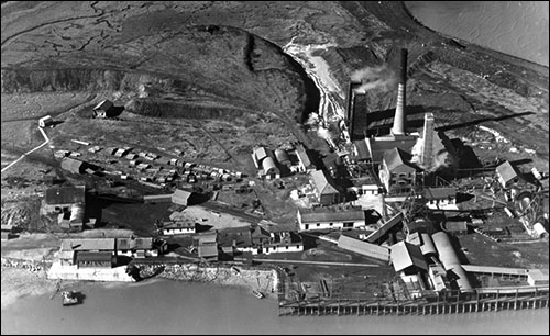 Old photo of Point of Ayr colliery in 1950