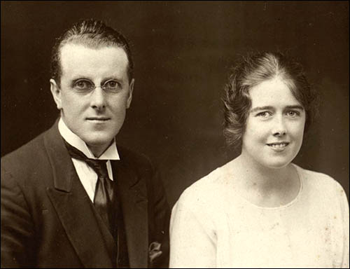 Portrait of Robert and Myfanwy Williams Parry