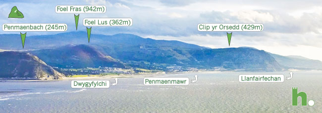 view of the great orme looking south west