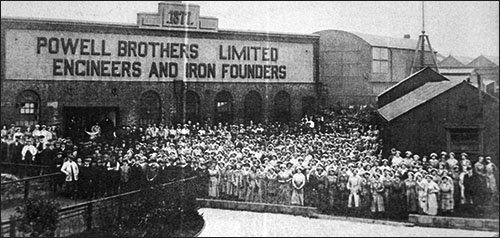 Photo of women workers at Powell Bros factory