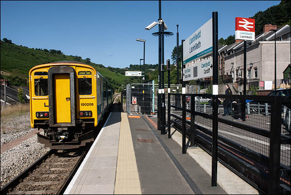 Photo of new Llanhilleth station in 2009